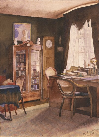 Le bureau de Theodor Fontane - German School